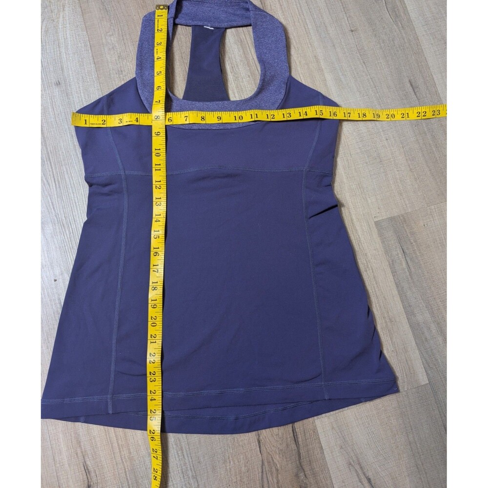 Lululemon Size 10 Scoop Neck Workout Yoga Racer Back Tank Concord Grape - Picture 7 of 7